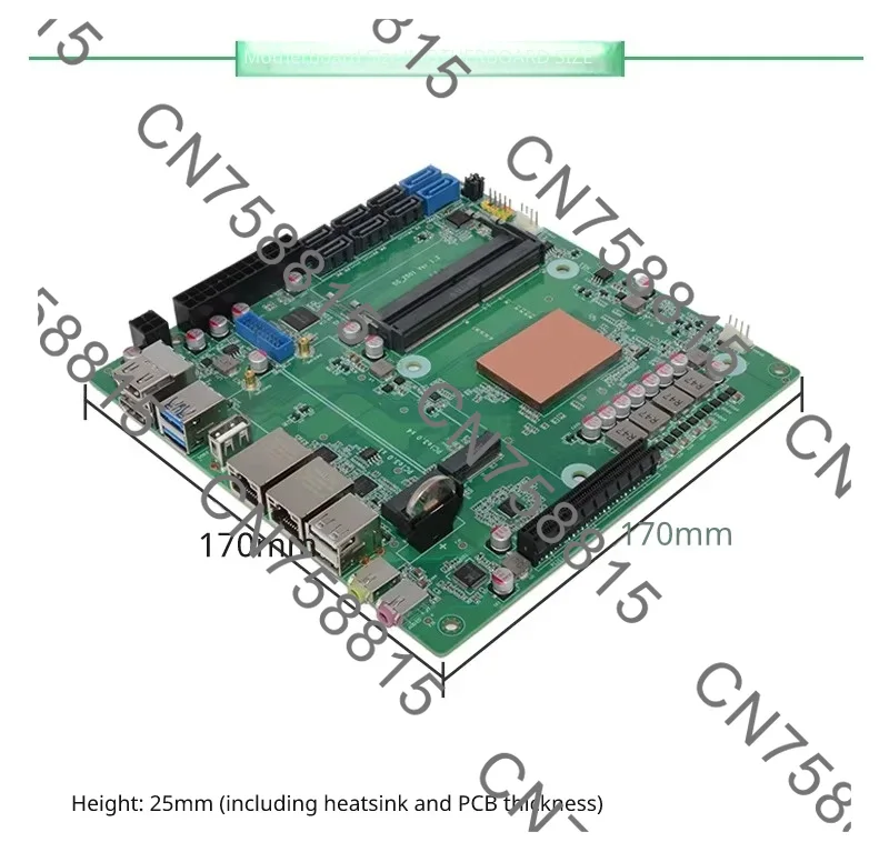 Mini Itx Dual 2.5G Nas Motherboard - เมนบอร์ด Mini ITX รุ่น AMD Ryzen