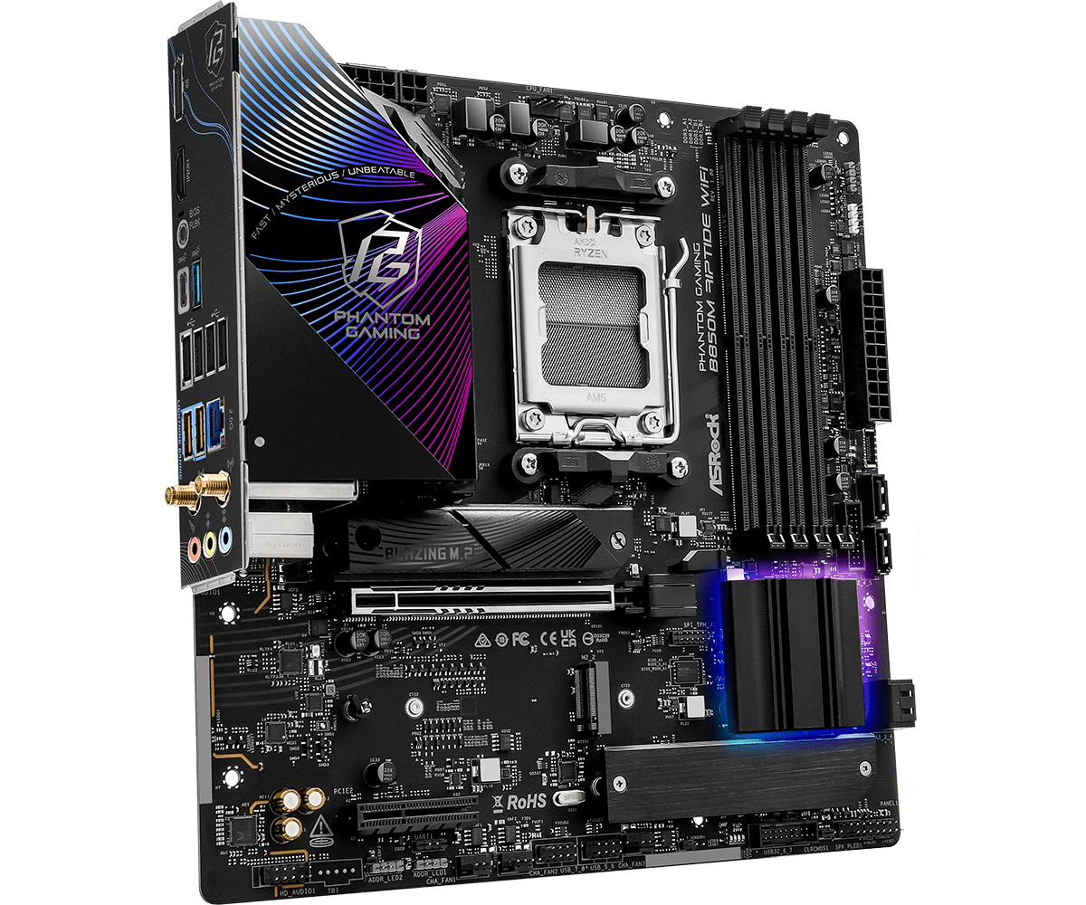 เมนบอร์ด ASROCK B850M Riptide  - X870E Atx Motherboard บทวิจารณ์และราคา