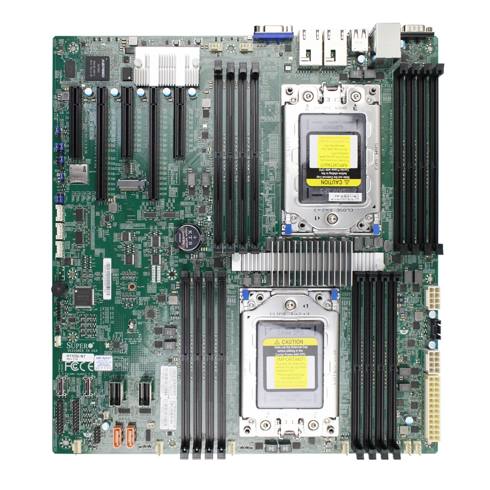 Combo Box Supermic H11DSi-NT ซ - Dual Socket Sp3 Epyc Motherboard บทวิจารณ์และราคา