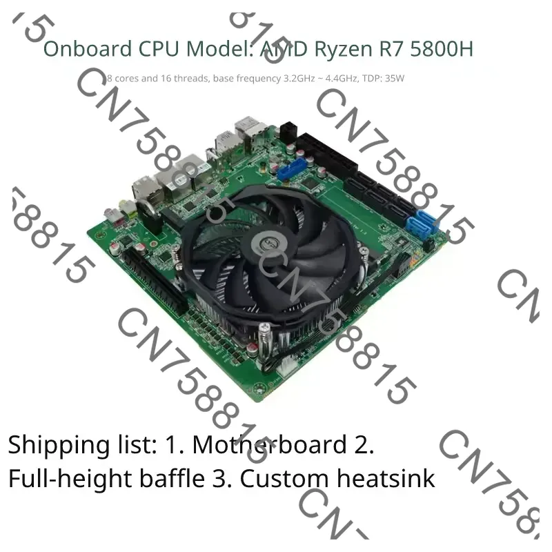 เมนบอร์ด Mini ITX รุ่น AMD Ryz - Mini Itx Dual 2.5G Nas Motherboard บทวิจารณ์และราคา
